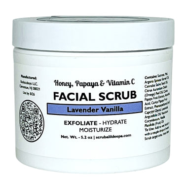 Honey Facial Scrub - Lavender Vanilla